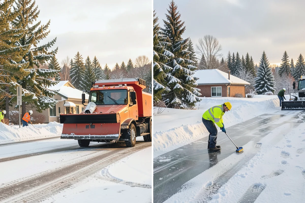 Emergency Sidewalk Clearing in Darrington, Snohomish County, WA - Confirm the sidewalk sections and compliance requirements