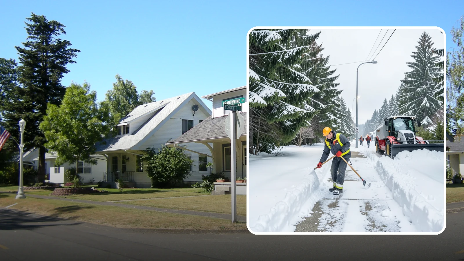 Emergency Sidewalk Clearing in DuPont, Pierce County, WA - We clear public and private sidewalks across Western Washington on demand so pedestrians stay safe and your property stays...