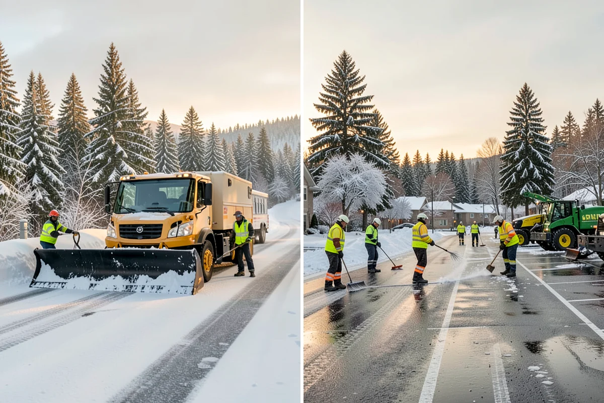Emergency Sidewalk Clearing in DuPont, Pierce County, WA - Confirm the sidewalk sections and compliance requirements