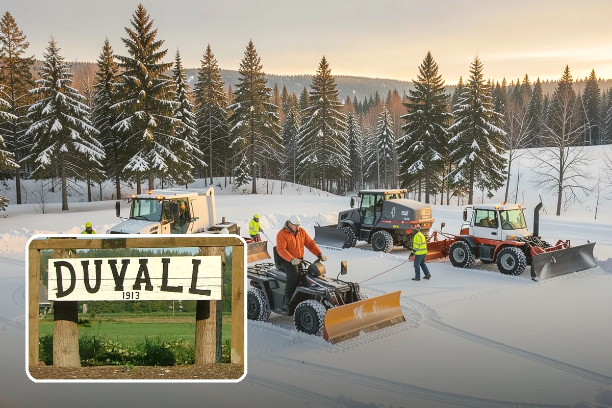 Emergency Sidewalk Clearing in Duvall, King County, WA - Rapid clearing to meet local sidewalk ordinances