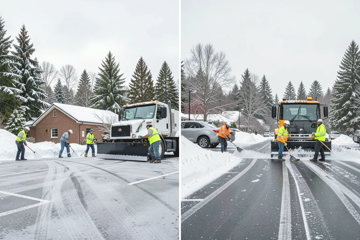 Emergency Sidewalk Clearing in Duvall, King County, WA - Confirm the sidewalk sections and compliance requirements