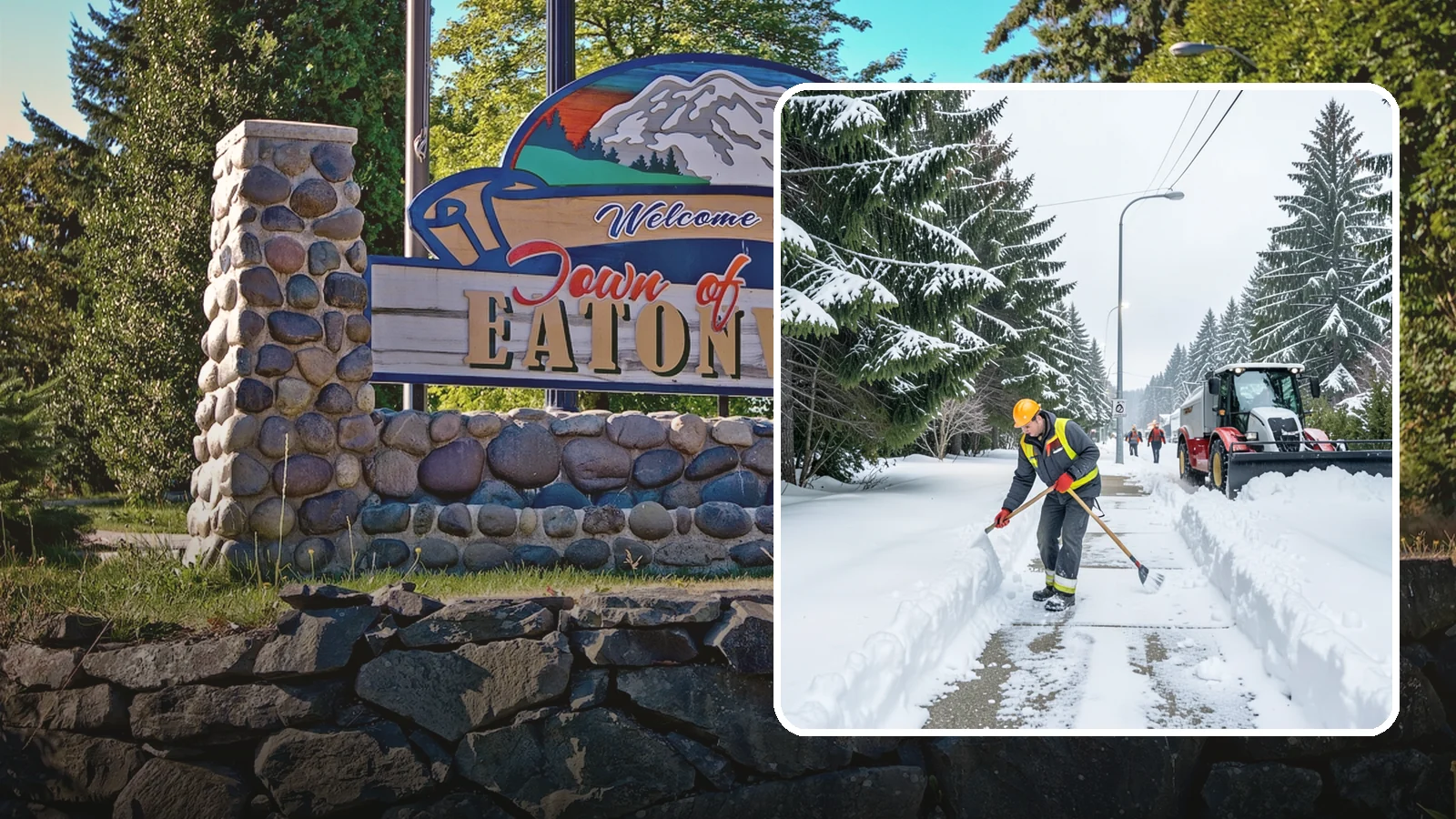 Emergency Sidewalk Clearing in Eatonville, Pierce County, WA - We clear public and private sidewalks across Western Washington on demand so pedestrians stay safe and your property stays...