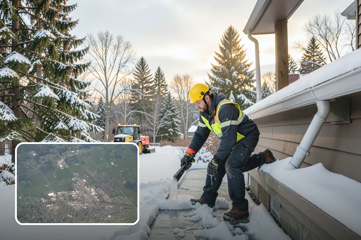 Emergency Sidewalk Clearing in Enumclaw, King County, WA - Rapid clearing to meet local sidewalk ordinances