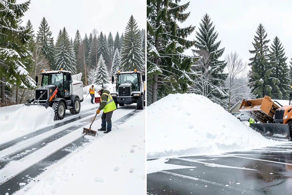 Emergency Sidewalk Clearing in Everett, Snohomish County, WA - Confirm the sidewalk sections and compliance requirements