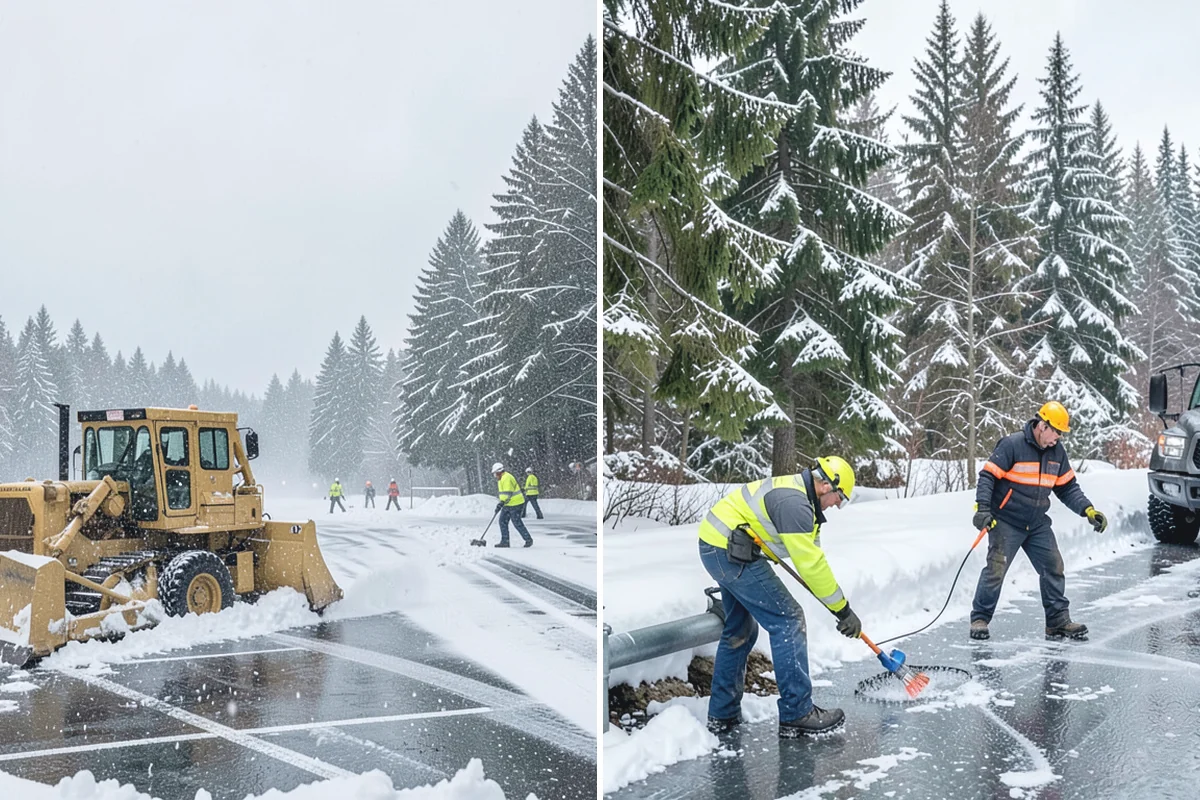 Emergency Sidewalk Clearing in Gold Bar, Snohomish County, WA - Confirm the sidewalk sections and compliance requirements
