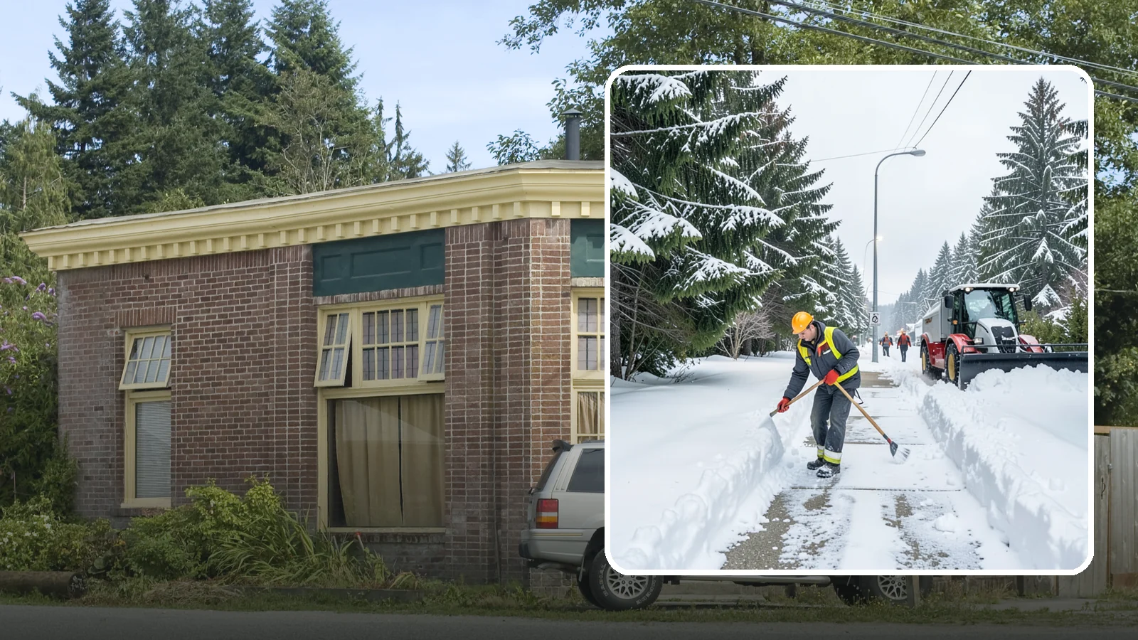 Emergency Sidewalk Clearing in Hamilton, Skagit County, WA - We clear public and private sidewalks across Western Washington on demand so pedestrians stay safe and your property stays...
