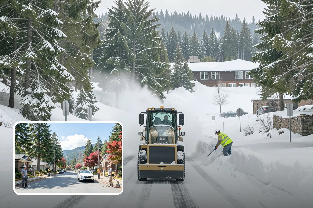 Emergency Sidewalk Clearing in Hunts Point, King County, WA - Rapid clearing to meet local sidewalk ordinances