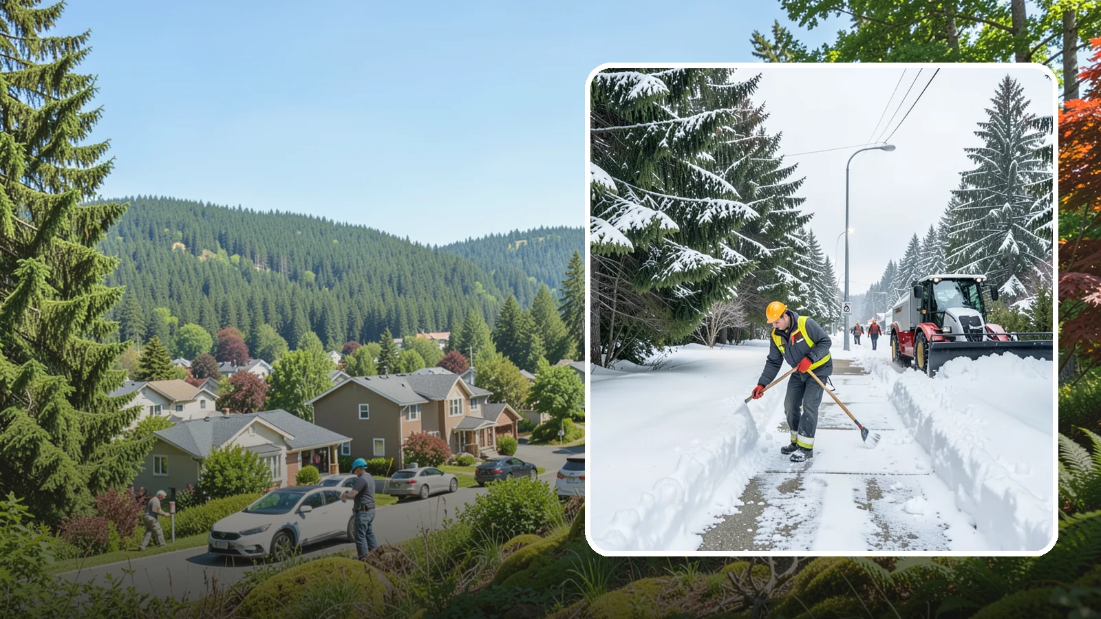 Emergency Sidewalk Clearing in Index, Snohomish County, WA - We clear public and private sidewalks across Western Washington on demand so pedestrians stay safe and your property stays...