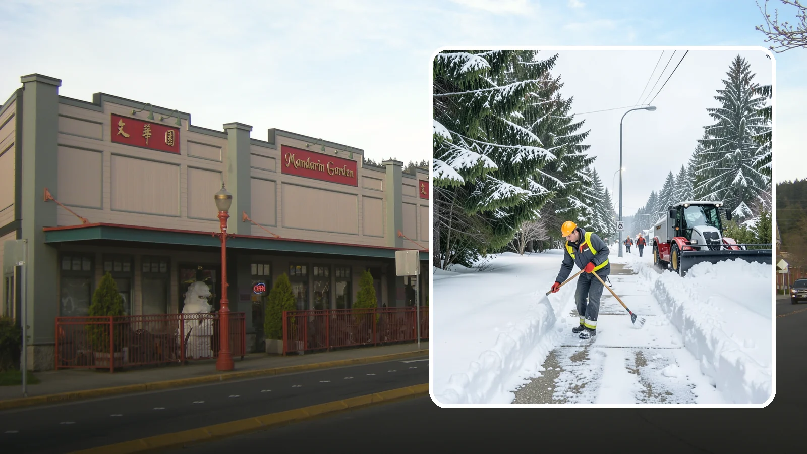 Emergency Sidewalk Clearing in Issaquah, King County, WA - We clear public and private sidewalks across Western Washington on demand so pedestrians stay safe and your property stays...
