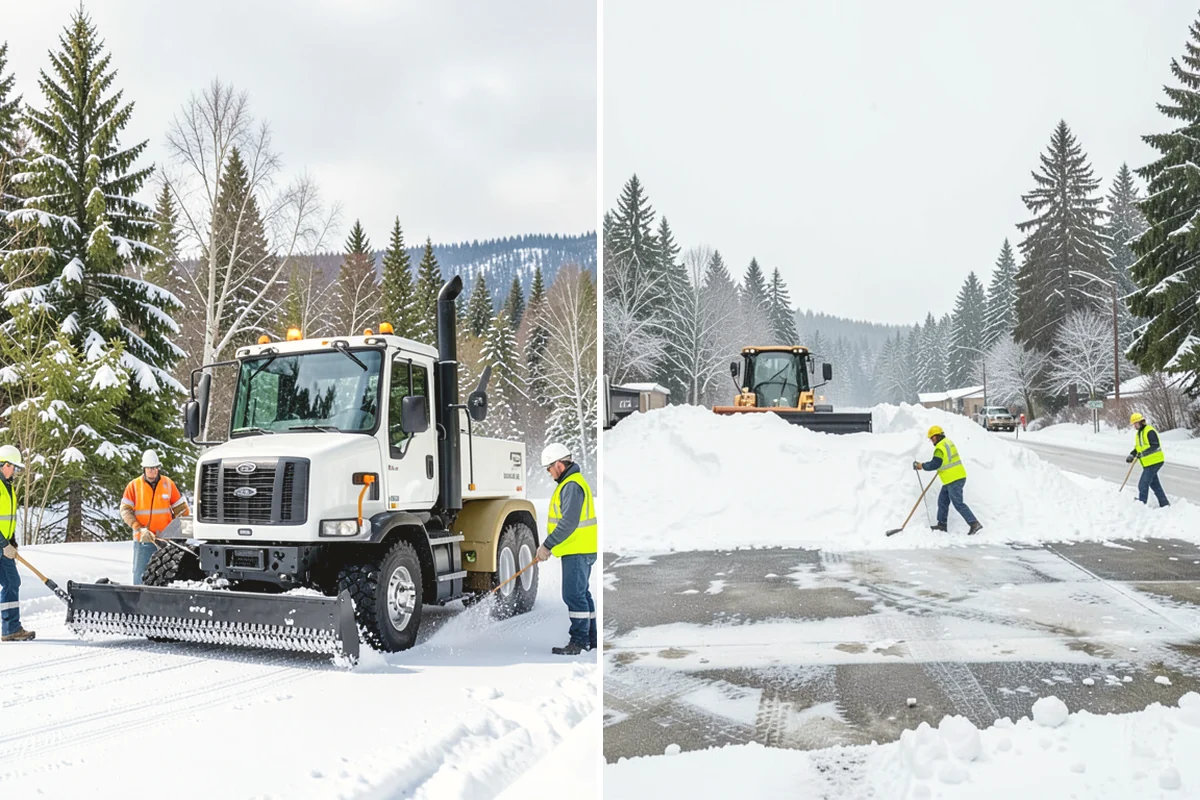 Emergency Sidewalk Clearing in Issaquah, King County, WA - Confirm the sidewalk sections and compliance requirements