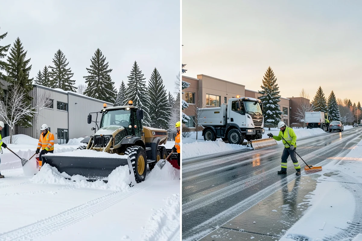 Emergency Sidewalk Clearing in Kenmore, King County, WA - Confirm the sidewalk sections and compliance requirements