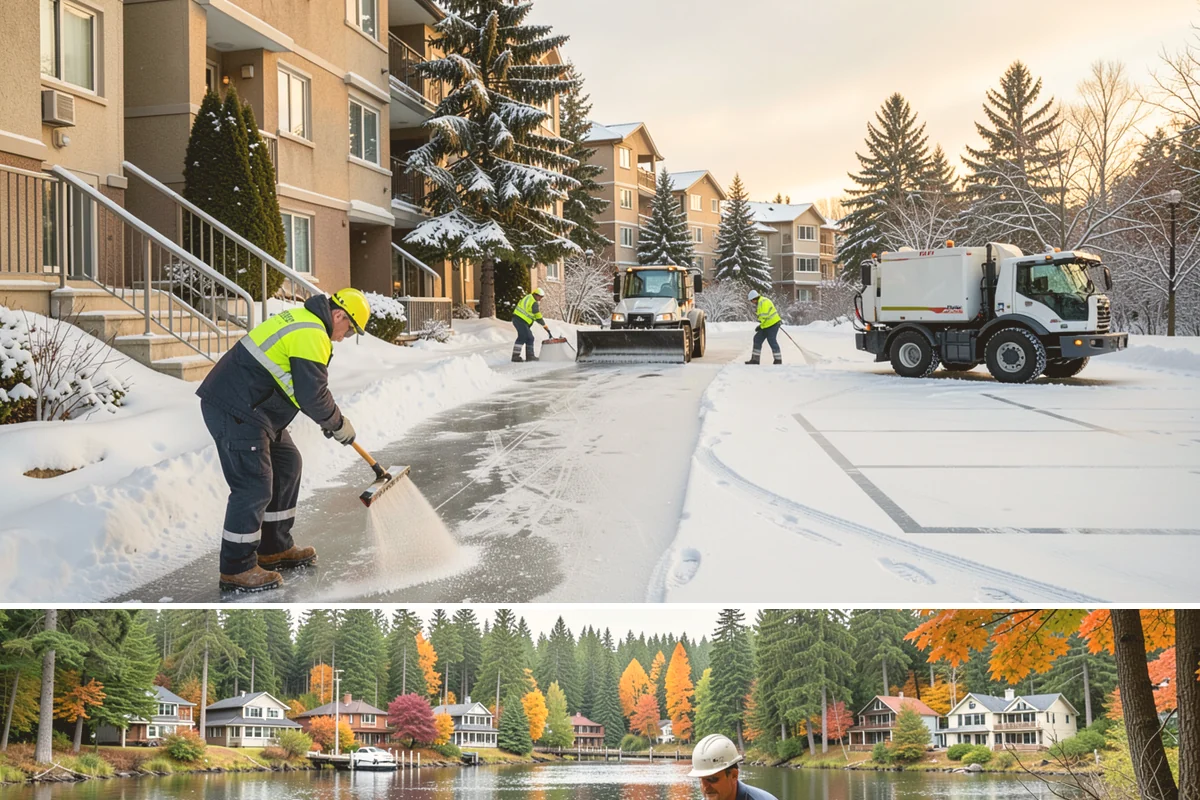 Emergency Sidewalk Clearing in La Conner, Skagit County, WA - Emergency sidewalk clearing is available throughout winter whenever a storm threatens compliance and pedestrian safety.