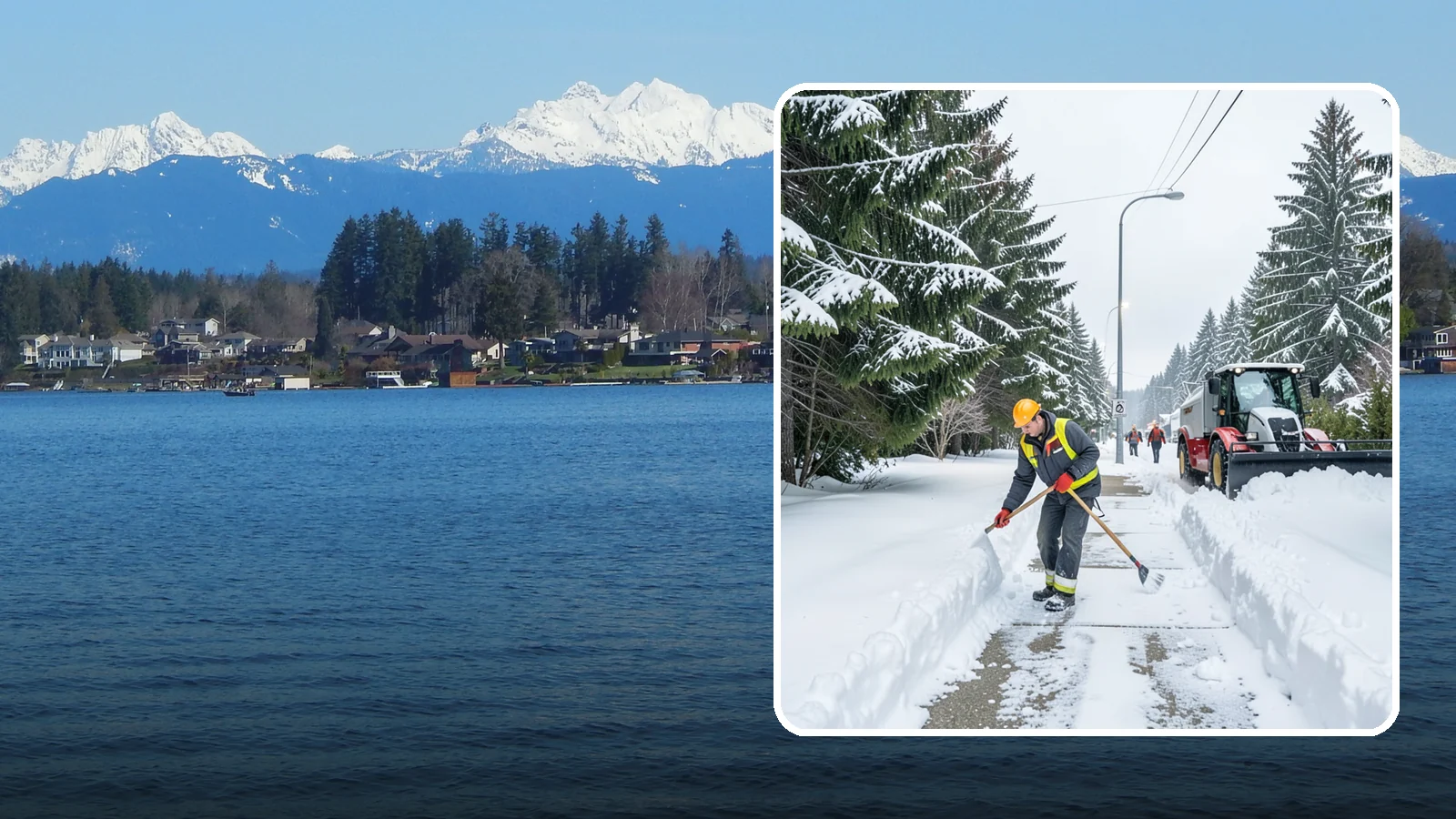Emergency Sidewalk Clearing in Lake Stevens, Snohomish County, WA - We clear public and private sidewalks across Western Washington on demand so pedestrians stay safe and your property stays...