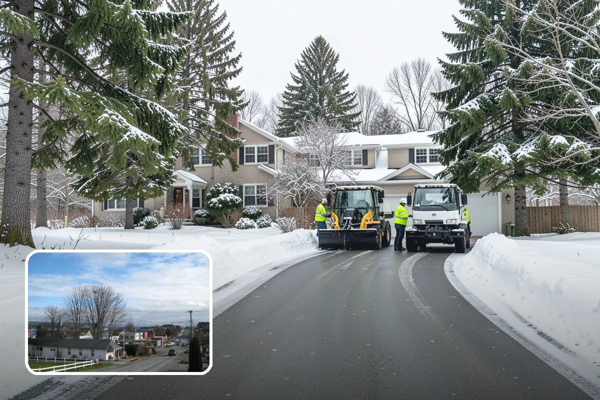 Emergency Sidewalk Clearing in Langley, Island County, WA - Rapid clearing to meet local sidewalk ordinances