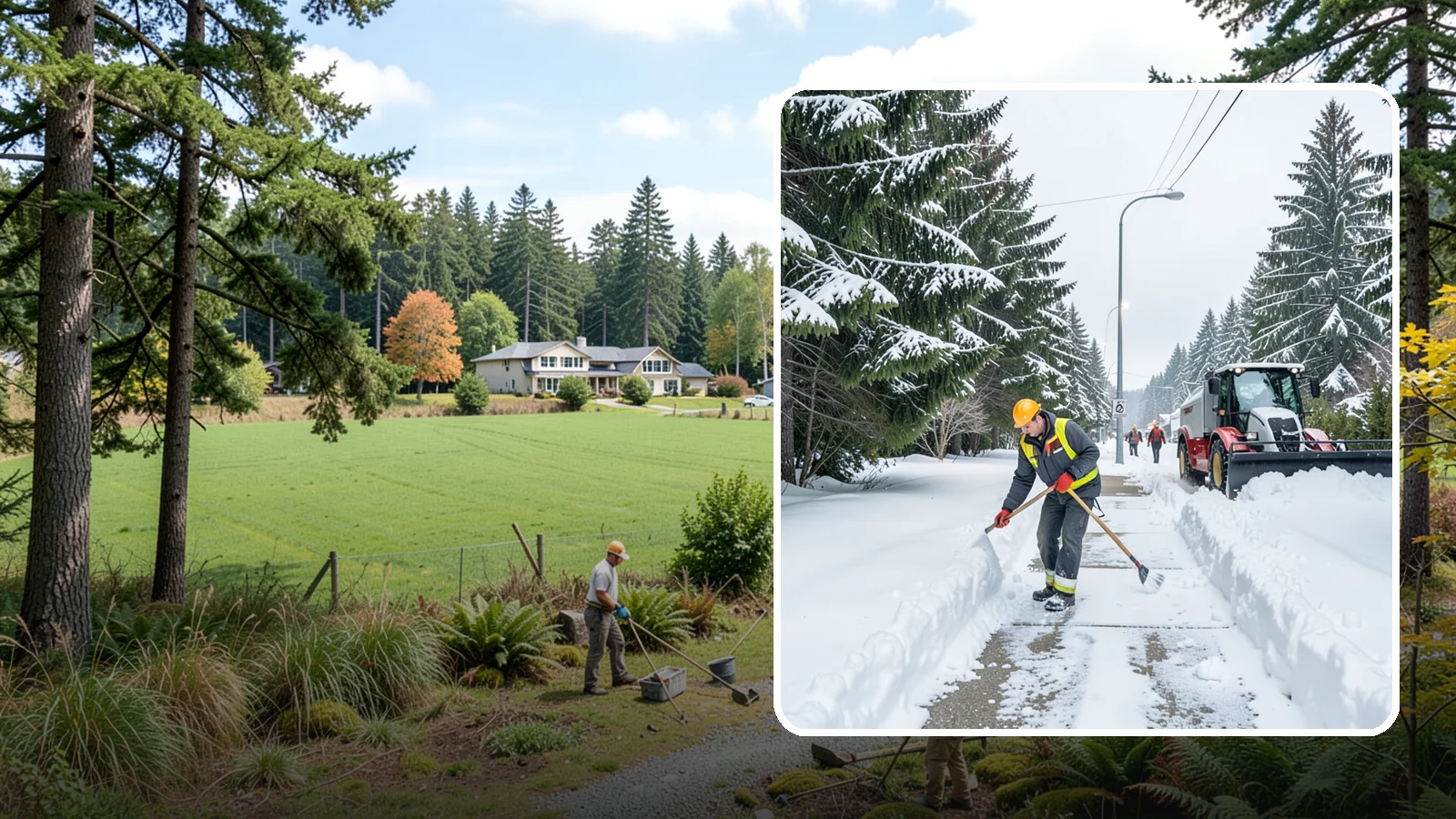 Emergency Sidewalk Clearing in Lyman, Skagit County, WA - We clear public and private sidewalks across Western Washington on demand so pedestrians stay safe and your property stays...