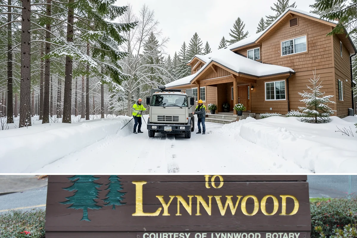 Emergency Sidewalk Clearing in Lynnwood, Snohomish County, WA - Emergency sidewalk clearing is available throughout winter whenever a storm threatens compliance and pedestrian safety.