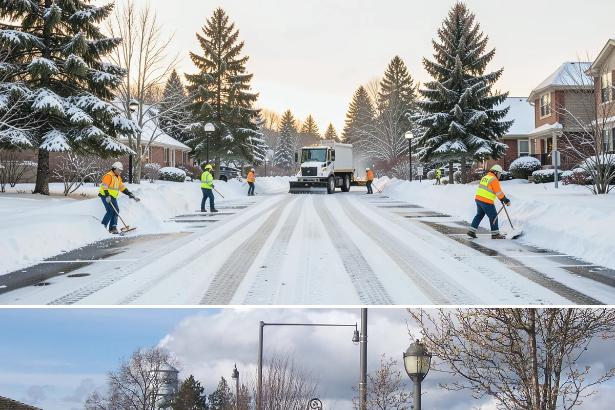 Emergency Sidewalk Clearing in Marysville, Snohomish County, WA - Emergency sidewalk clearing is available throughout winter whenever a storm threatens compliance and pedestrian safety.