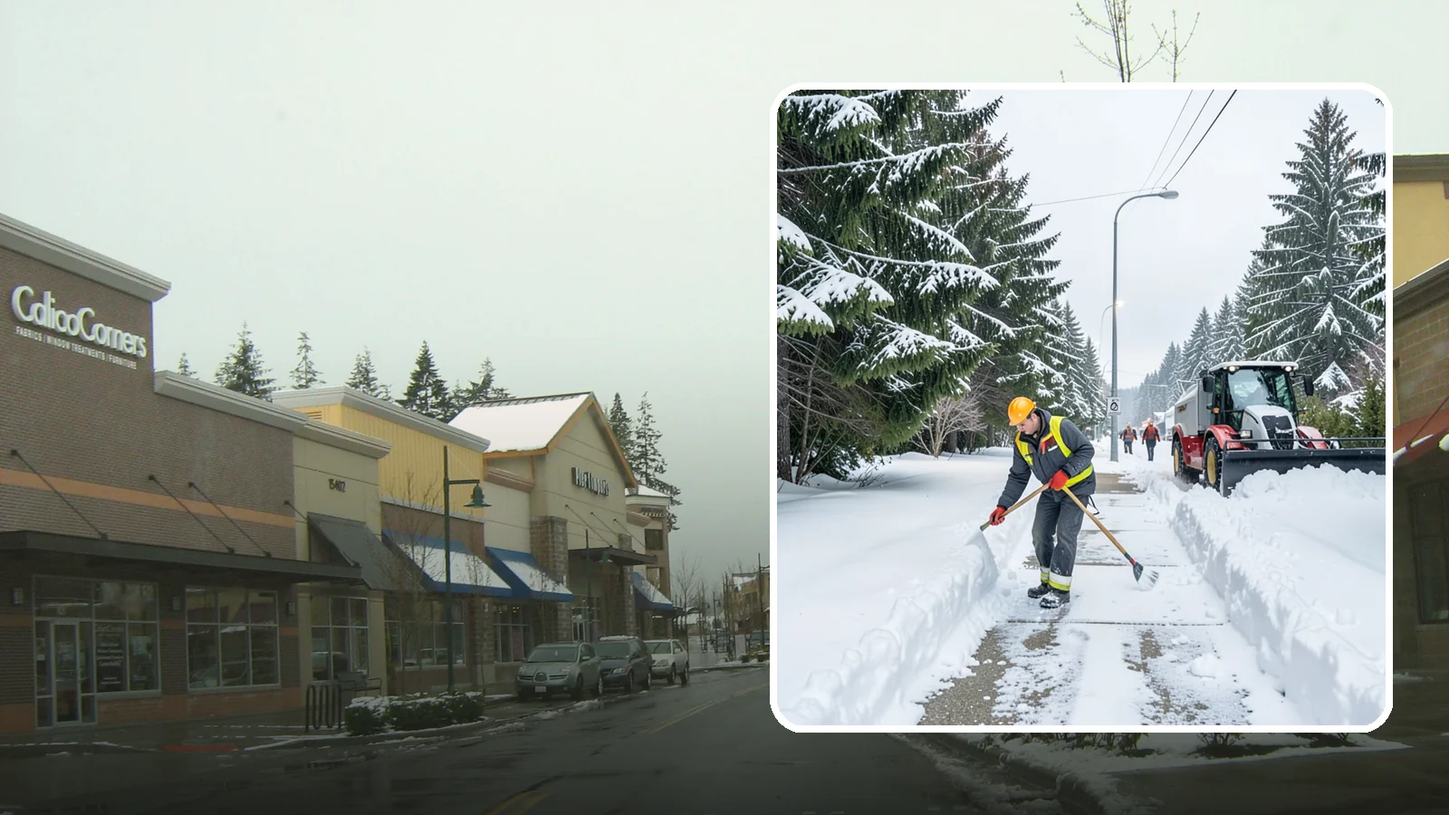 Emergency Sidewalk Clearing in Mill Creek, Snohomish County, WA - We clear public and private sidewalks across Western Washington on demand so pedestrians stay safe and your property stays...