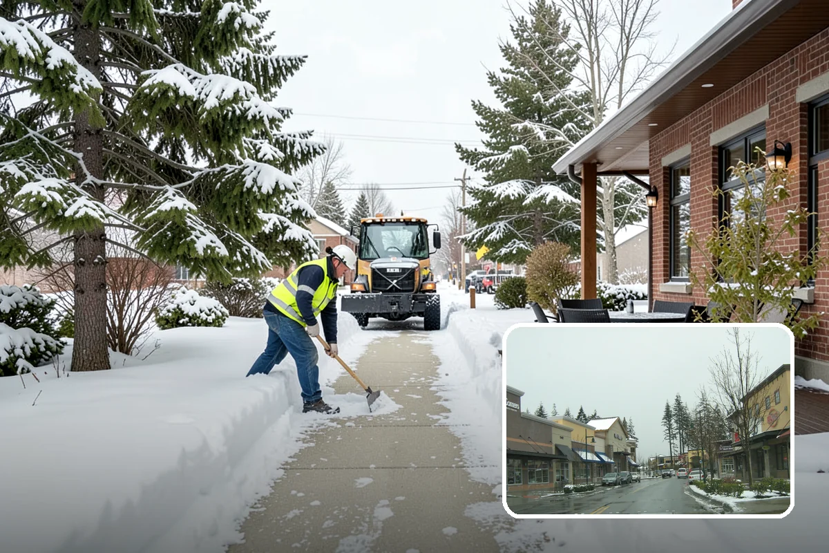 Emergency Sidewalk Clearing in Mill Creek, Snohomish County, WA - Rapid clearing to meet local sidewalk ordinances