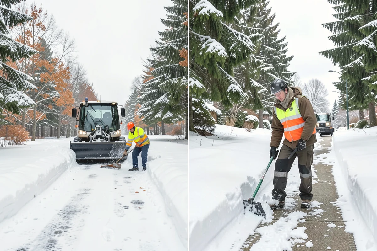 Emergency Sidewalk Clearing in Mill Creek, Snohomish County, WA - Confirm the sidewalk sections and compliance requirements