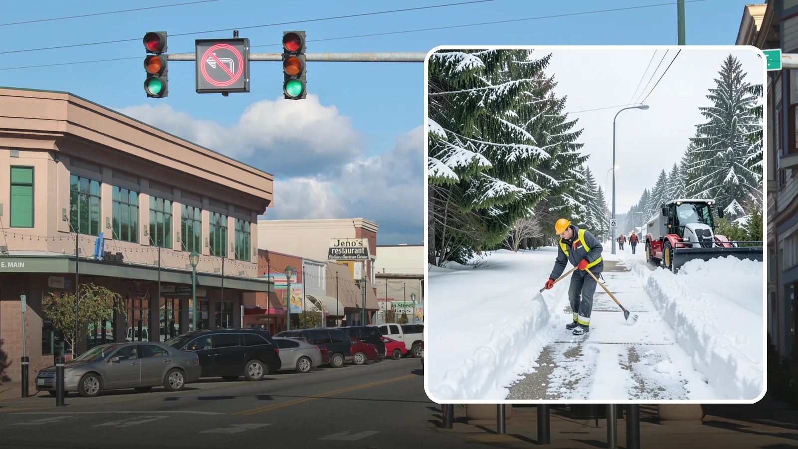 Emergency Sidewalk Clearing in Monroe, Snohomish County, WA - We clear public and private sidewalks across Western Washington on demand so pedestrians stay safe and your property stays...