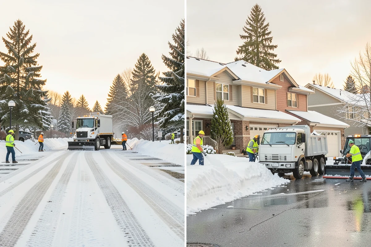 Emergency Sidewalk Clearing in Monroe, Snohomish County, WA - Confirm the sidewalk sections and compliance requirements
