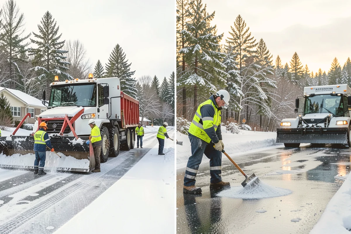 Emergency Sidewalk Clearing in Newcastle, King County, WA - Confirm the sidewalk sections and compliance requirements