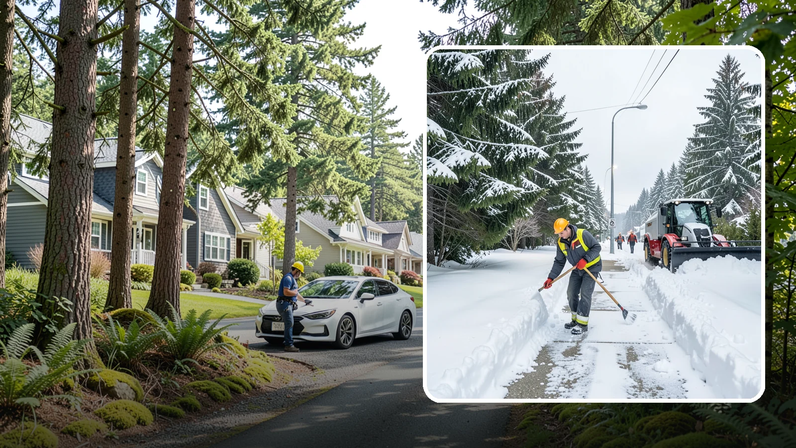 Emergency Sidewalk Clearing in Normandy Park, King County, WA - We clear public and private sidewalks across Western Washington on demand so pedestrians stay safe and your property stays...