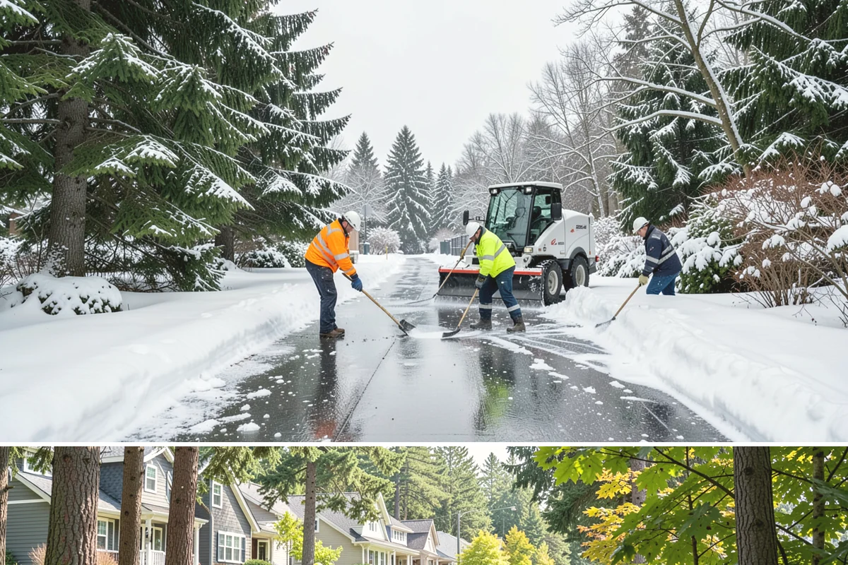 Emergency Sidewalk Clearing in Normandy Park, King County, WA - Emergency sidewalk clearing is available throughout winter whenever a storm threatens compliance and pedestrian safety.