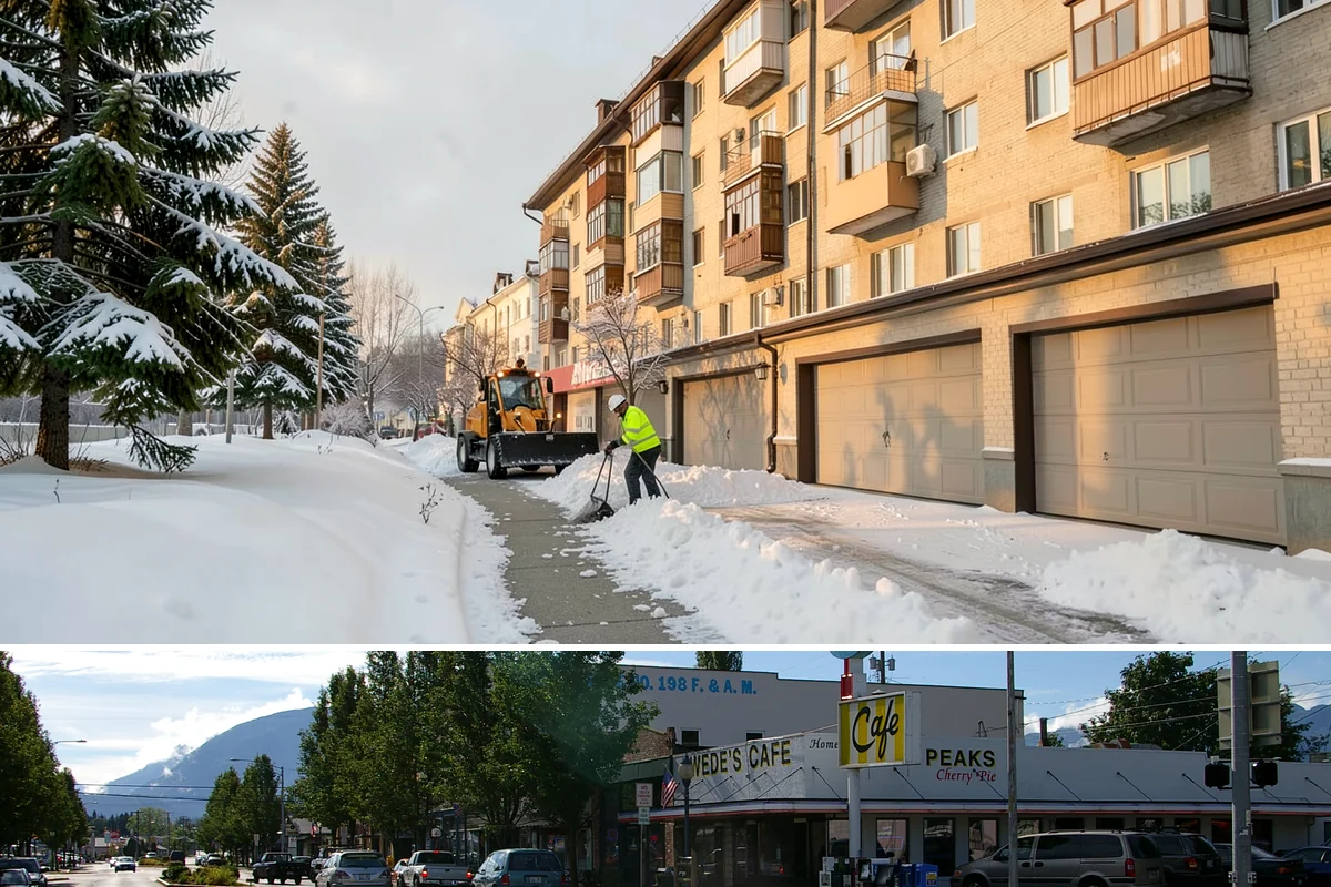 Emergency Sidewalk Clearing in North Bend, King County, WA - Emergency sidewalk clearing is available throughout winter whenever a storm threatens compliance and pedestrian safety.