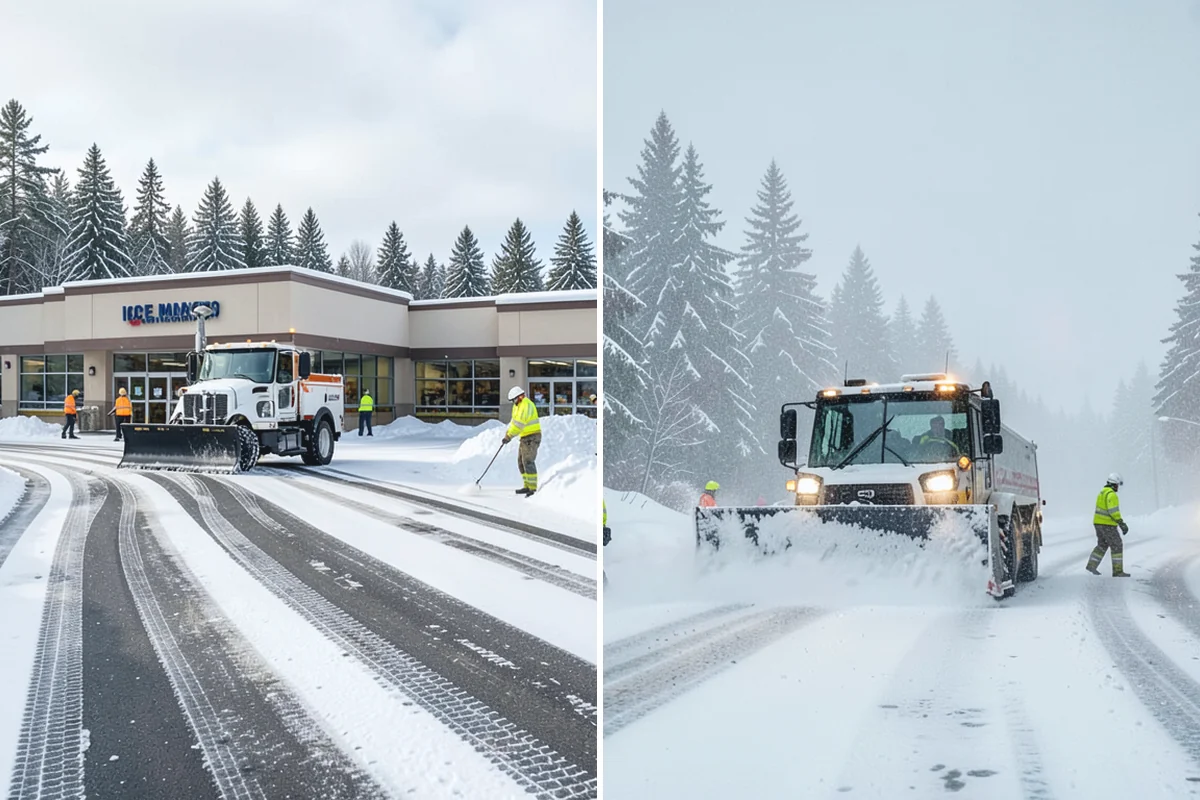 Emergency Sidewalk Clearing in Renton, King County, WA - Confirm the sidewalk sections and compliance requirements