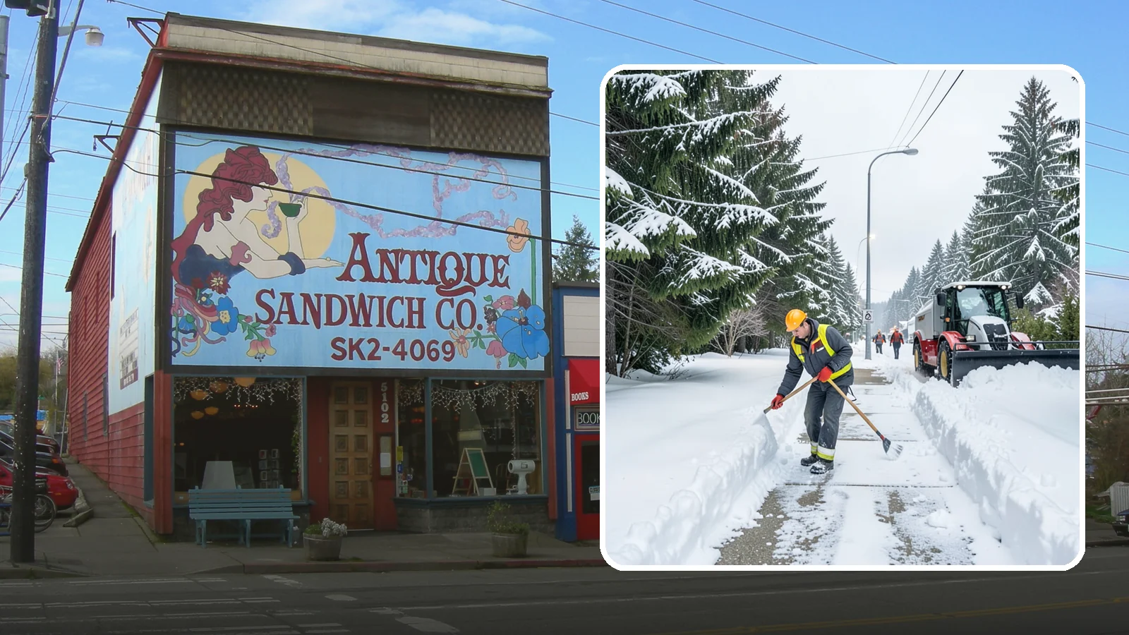 Emergency Sidewalk Clearing in Ruston, Pierce County, WA - We clear public and private sidewalks across Western Washington on demand so pedestrians stay safe and your property stays...