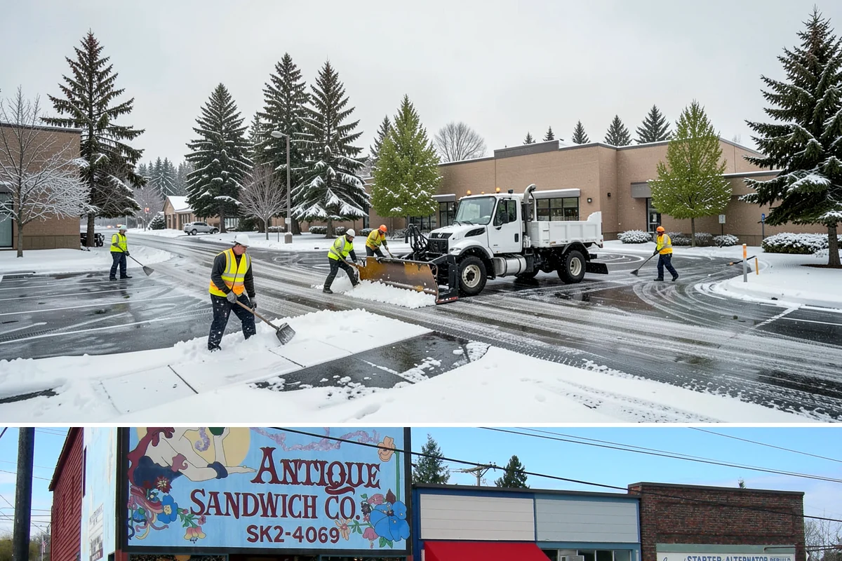 Emergency Sidewalk Clearing in Ruston, Pierce County, WA - Emergency sidewalk clearing is available throughout winter whenever a storm threatens compliance and pedestrian safety.