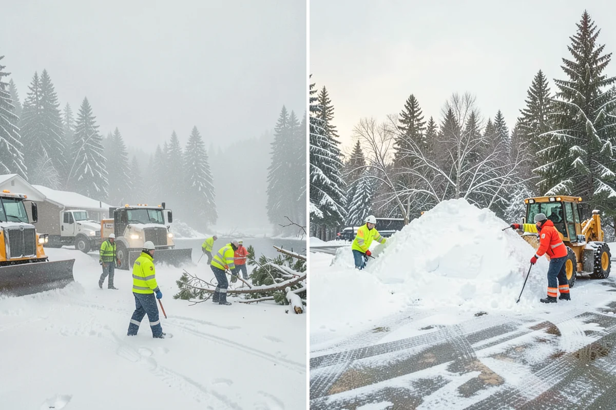 Emergency Sidewalk Clearing in Sammamish, King County, WA - Confirm the sidewalk sections and compliance requirements