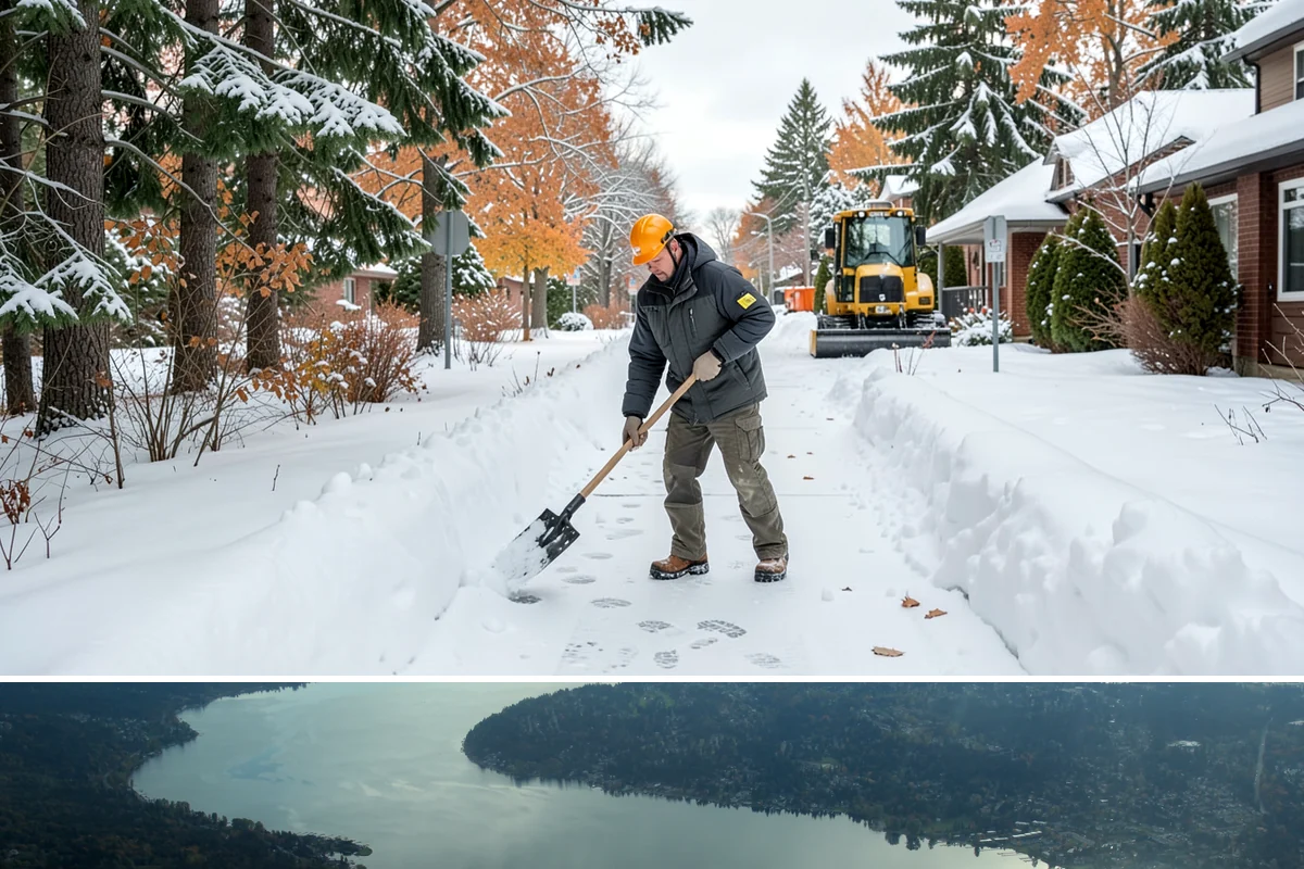 Emergency Sidewalk Clearing in Sammamish, King County, WA - Emergency sidewalk clearing is available throughout winter whenever a storm threatens compliance and pedestrian safety.