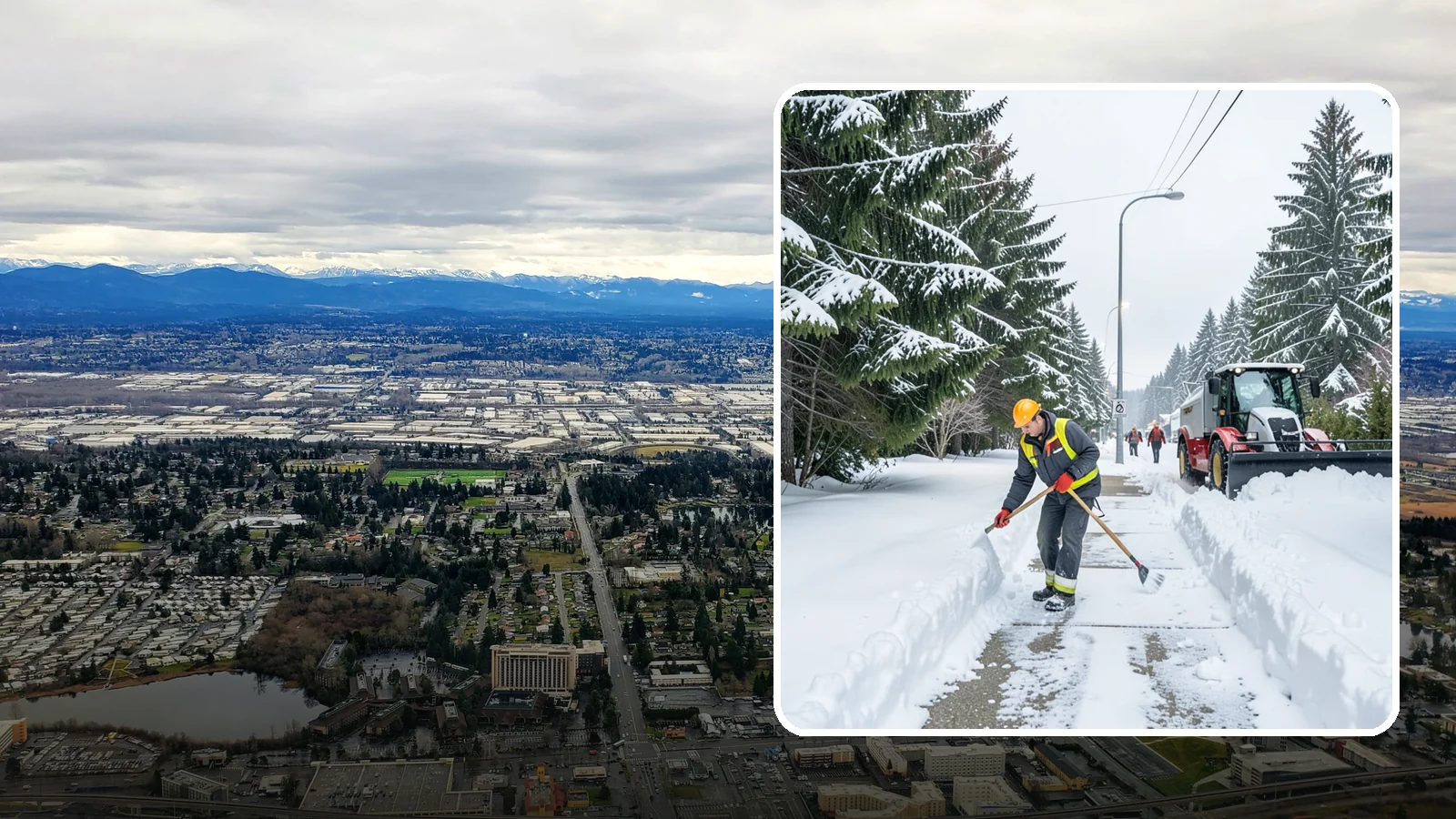 Emergency Sidewalk Clearing in SeaTac, King County, WA - We clear public and private sidewalks across Western Washington on demand so pedestrians stay safe and your property stays...
