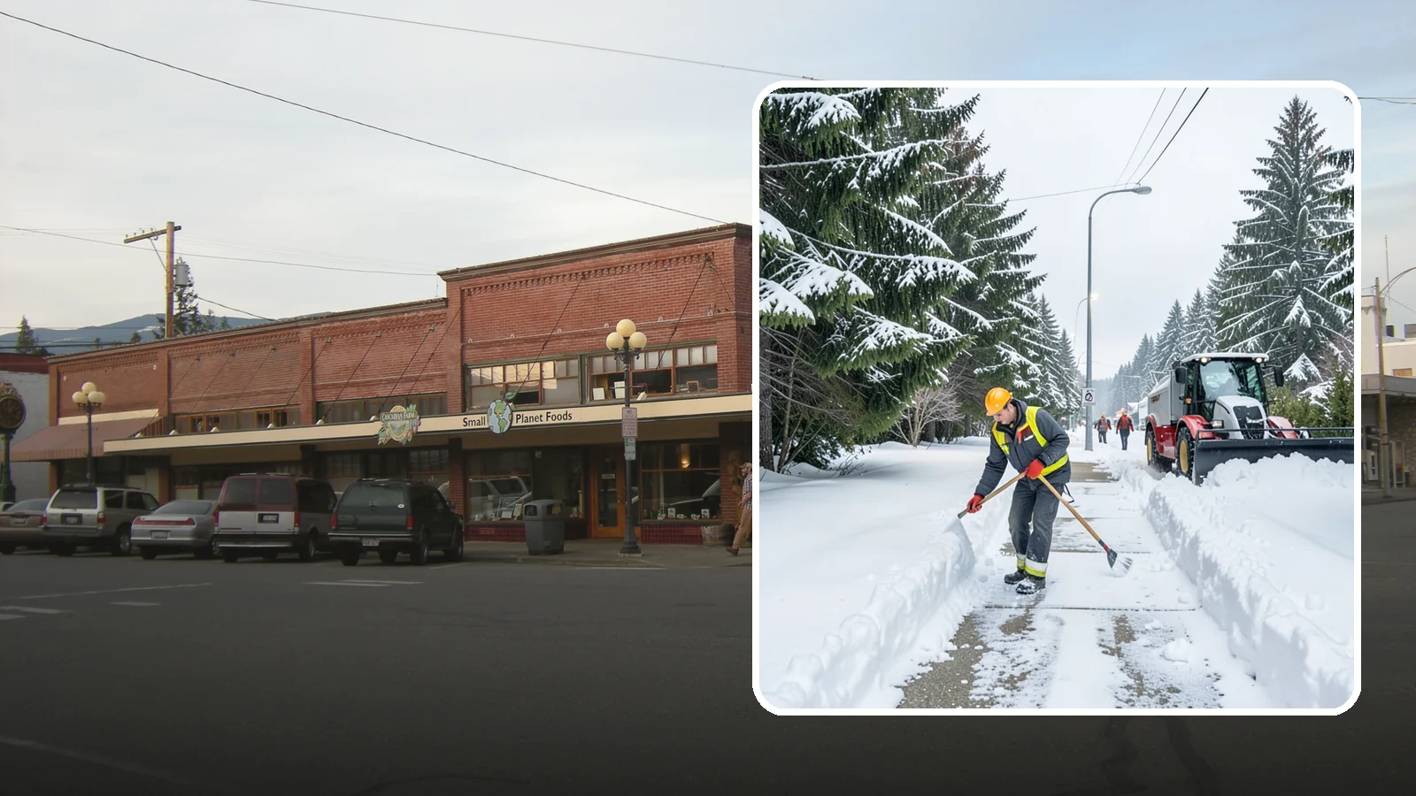Emergency Sidewalk Clearing in Sedro-Woolley, Skagit County, WA - We clear public and private sidewalks across Western Washington on demand so pedestrians stay safe and your property stays...