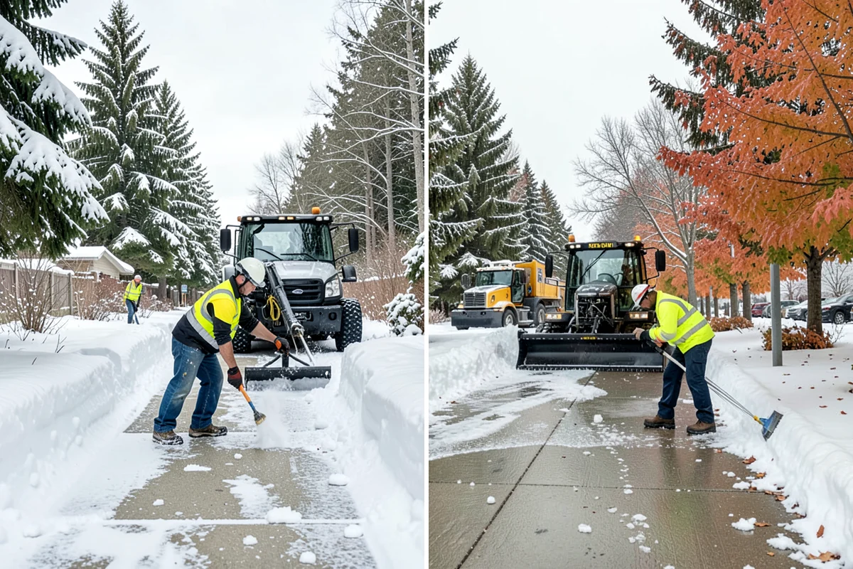 Emergency Sidewalk Clearing in Sedro-Woolley, Skagit County, WA - Confirm the sidewalk sections and compliance requirements