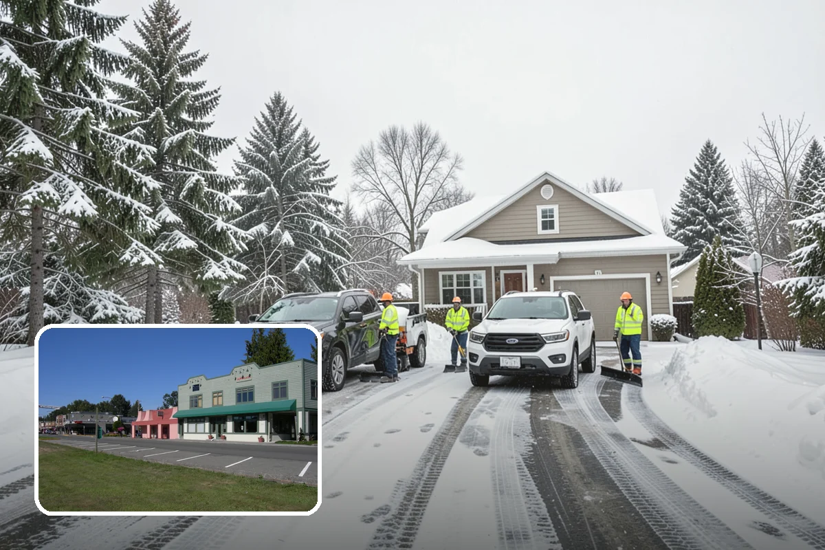 Emergency Sidewalk Clearing in Snoqualmie, King County, WA - Rapid clearing to meet local sidewalk ordinances