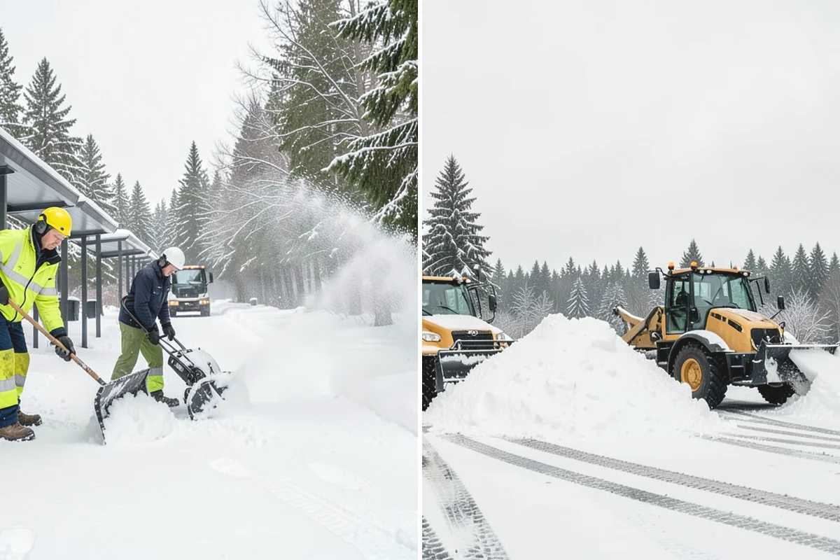 Emergency Sidewalk Clearing in Steilacoom, Pierce County, WA - Confirm the sidewalk sections and compliance requirements