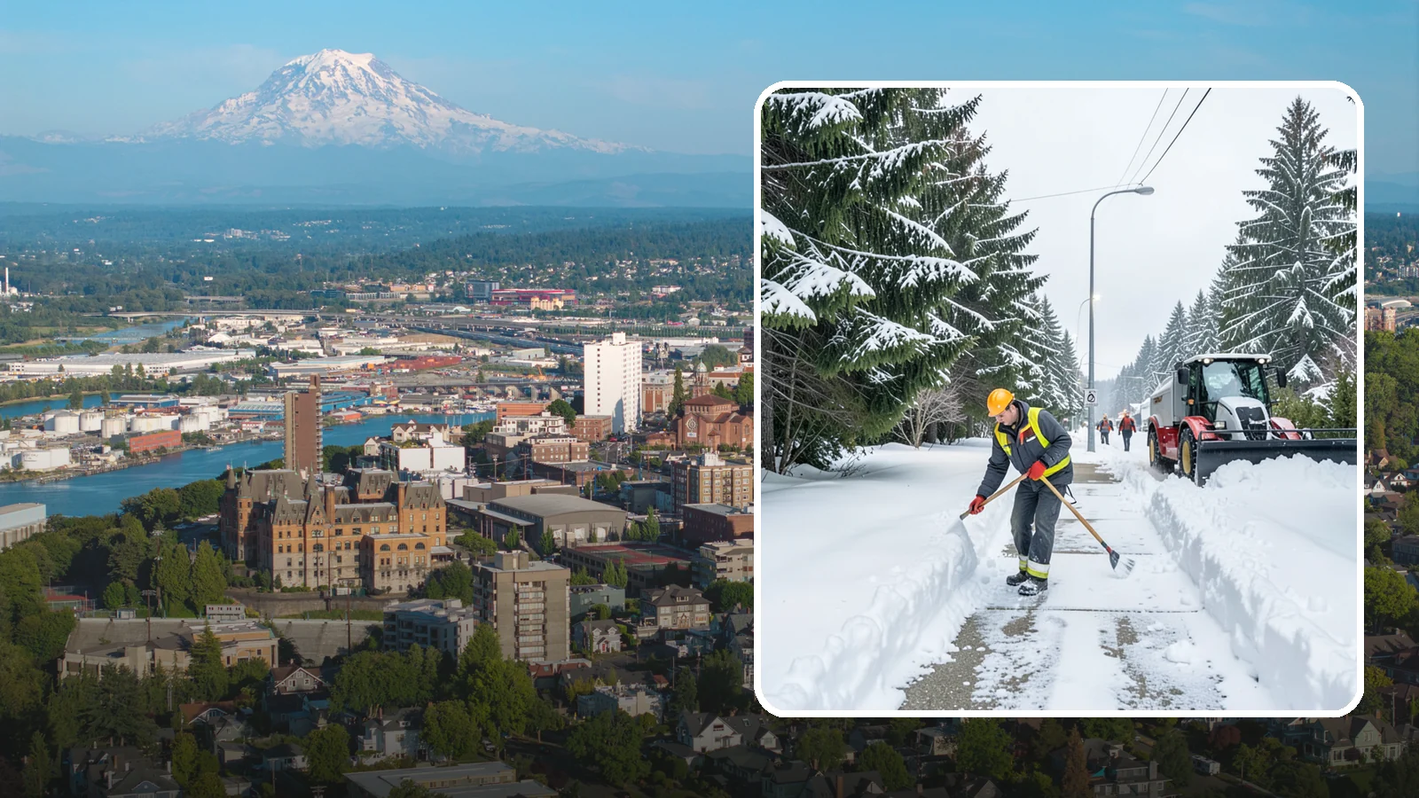 Emergency Sidewalk Clearing in Tacoma, Pierce County, WA - We clear public and private sidewalks across Western Washington on demand so pedestrians stay safe and your property stays...