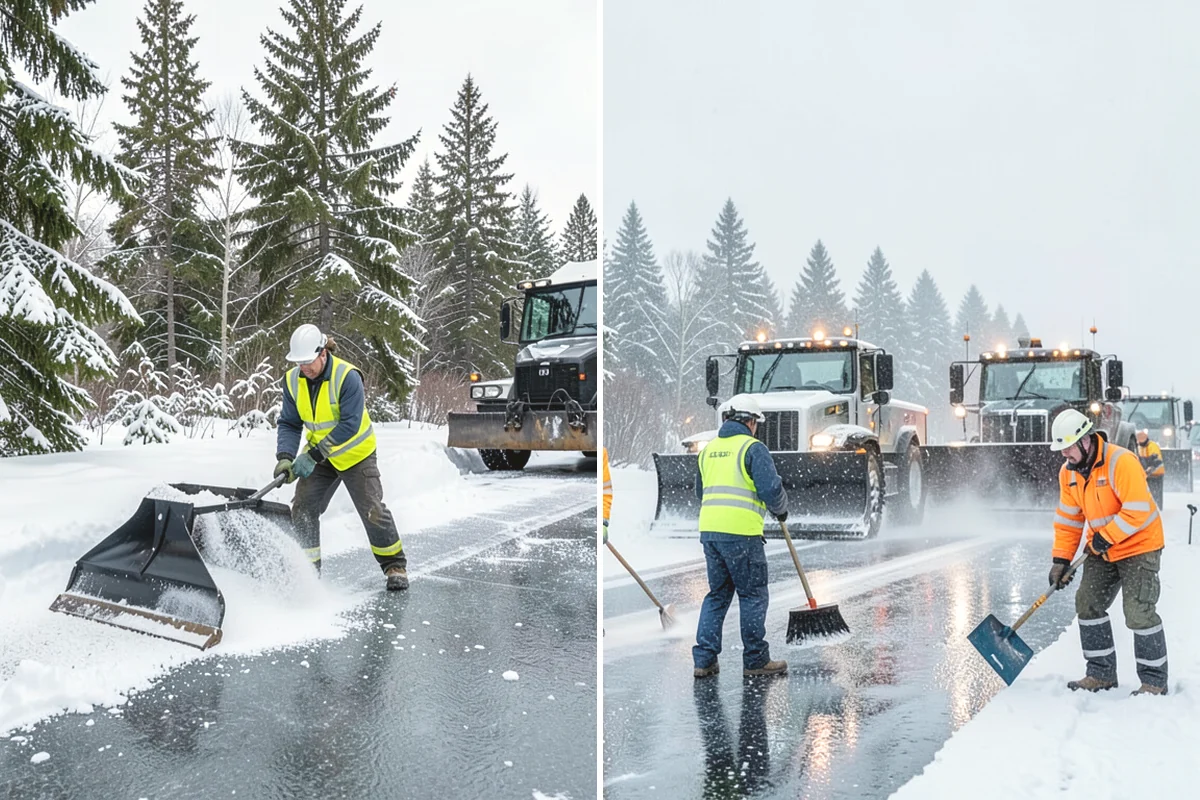 Emergency Sidewalk Clearing in Tukwila, King County, WA - Confirm the sidewalk sections and compliance requirements