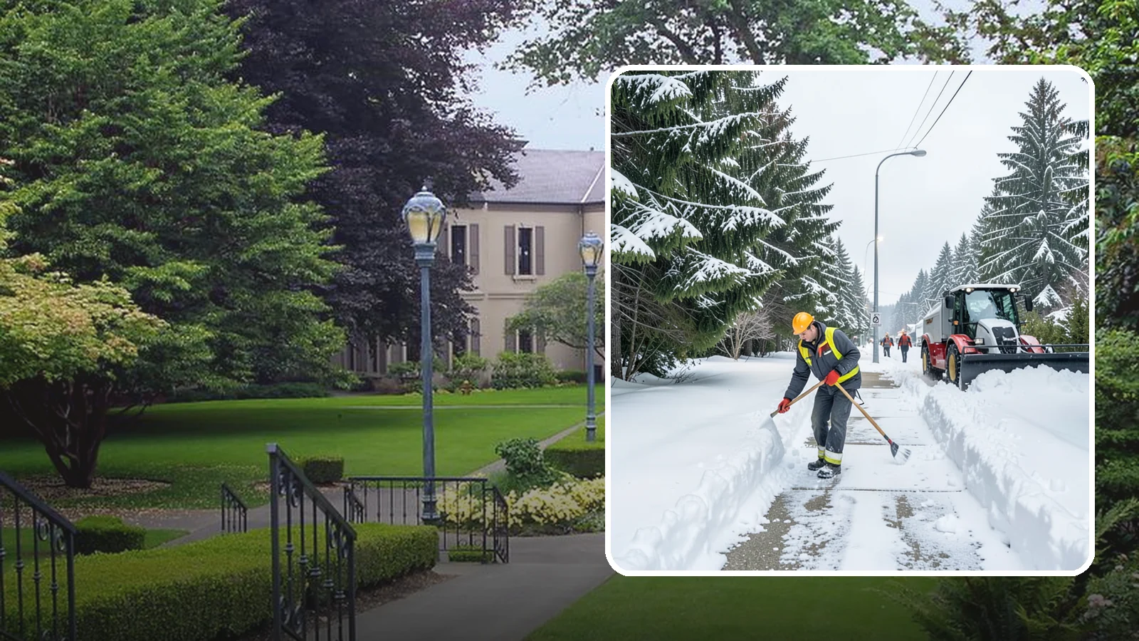 Emergency Sidewalk Clearing in Woodinville, King County, WA - We clear public and private sidewalks across Western Washington on demand so pedestrians stay safe and your property stays...