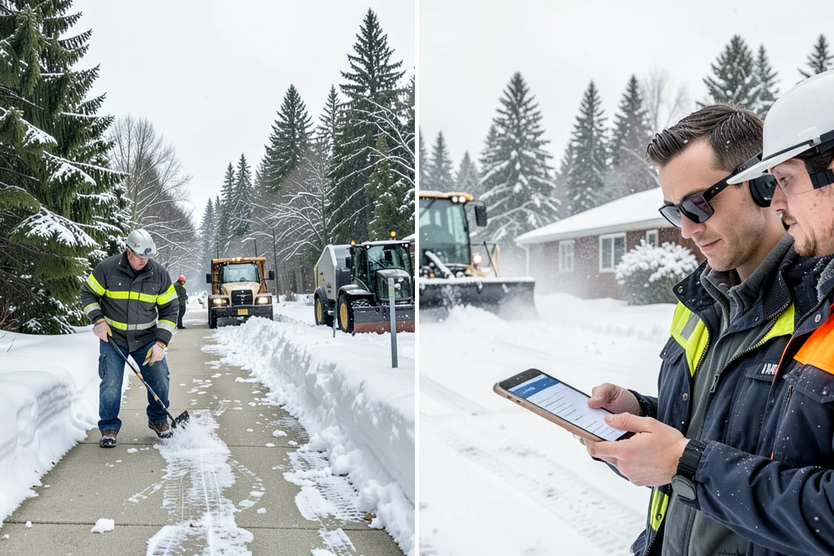 Emergency Snow Response in Arlington, Snohomish County, WA - Take your call and confirm location and priority areas