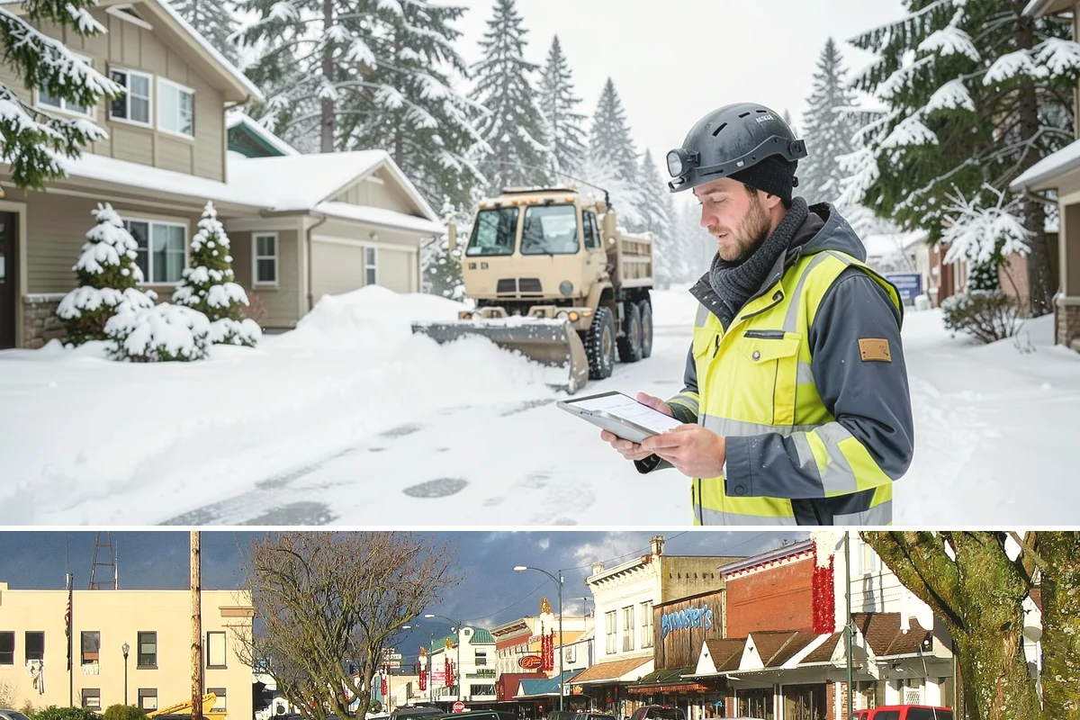 Emergency Snow Response in Arlington, Snohomish County, WA - Emergency calls spike during sudden lowland snow events, most often between December and February.