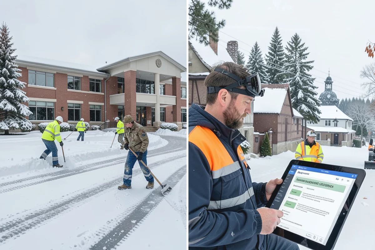 Emergency Snow Response in Auburn, King County, WA - Take your call and confirm location and priority areas