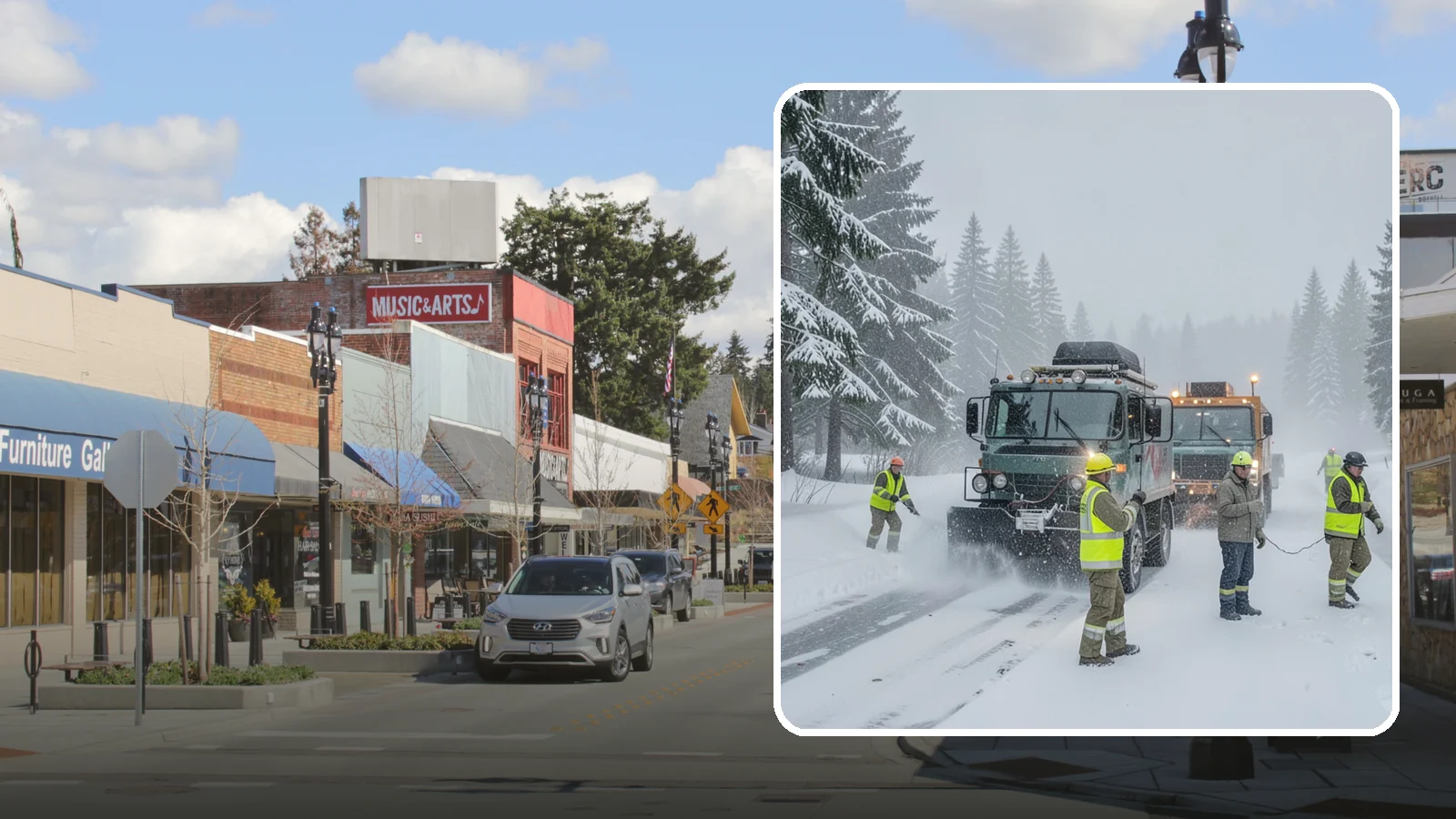 Emergency Snow Response in Bothell, King County, WA - Our emergency snow response gets a crew to your property fast when an unexpected snowfall catches Western Washington off guard.