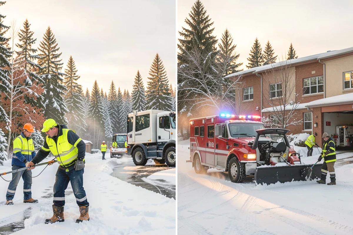 Emergency Snow Response in Burien, King County, WA - Take your call and confirm location and priority areas
