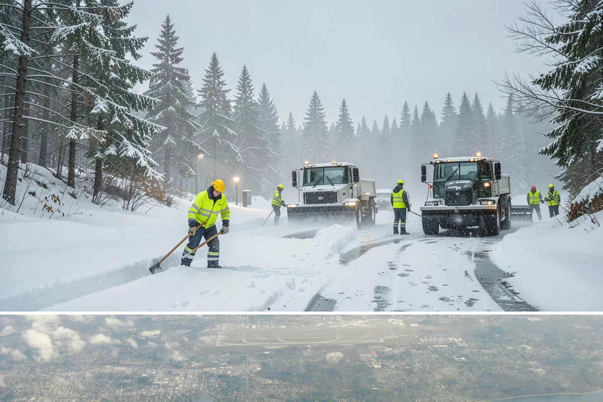 Emergency Snow Response in Burien, King County, WA - Emergency calls spike during sudden lowland snow events, most often between December and February.