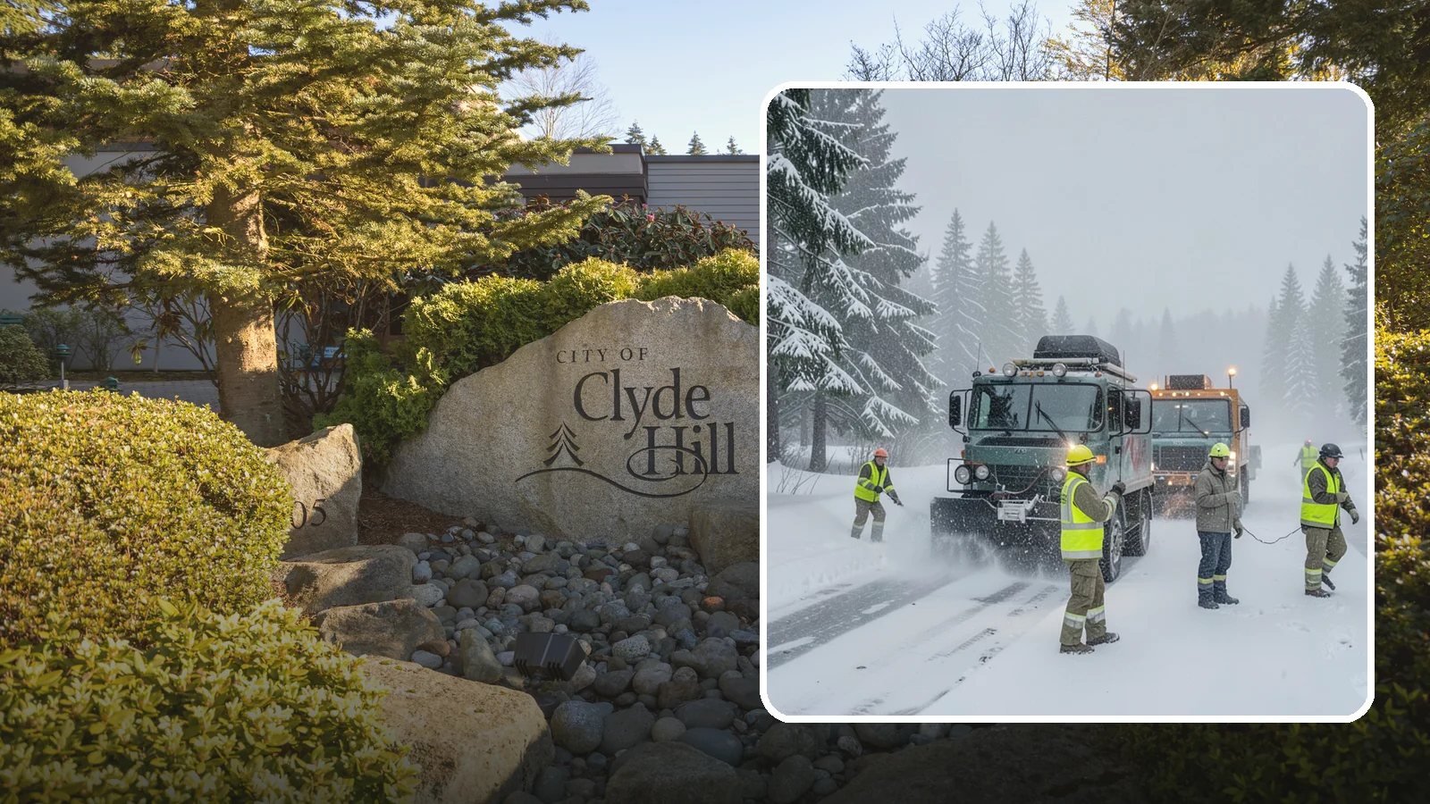 Emergency Snow Response in Clyde Hill, King County, WA - Our emergency snow response gets a crew to your property fast when an unexpected snowfall catches Western Washington off guard.